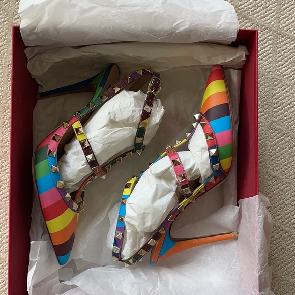 Valentino Rockstud multicolored pumps - Picture 8 of 9